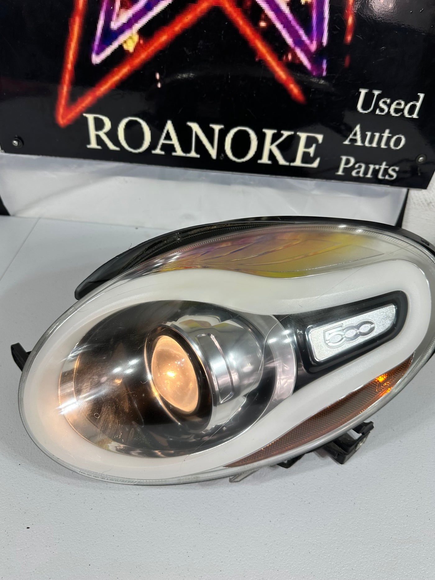 2014-2017 FIAT 500L HEADLIGHT ASSEMBLY OEM LEFT DRIVER SIDE HALOGEN HEADLAMP