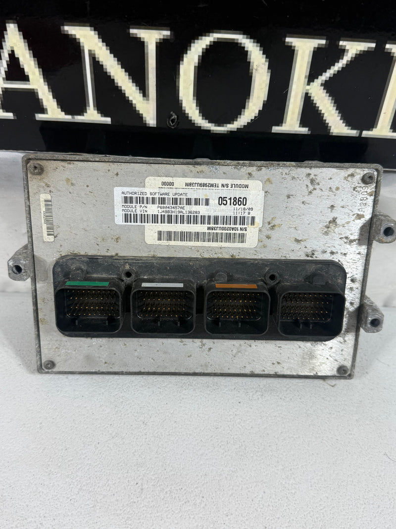 Jeep Wrangler JK 2010 3.8L AT ECU PCM Engine Computer OEM P68043457AE