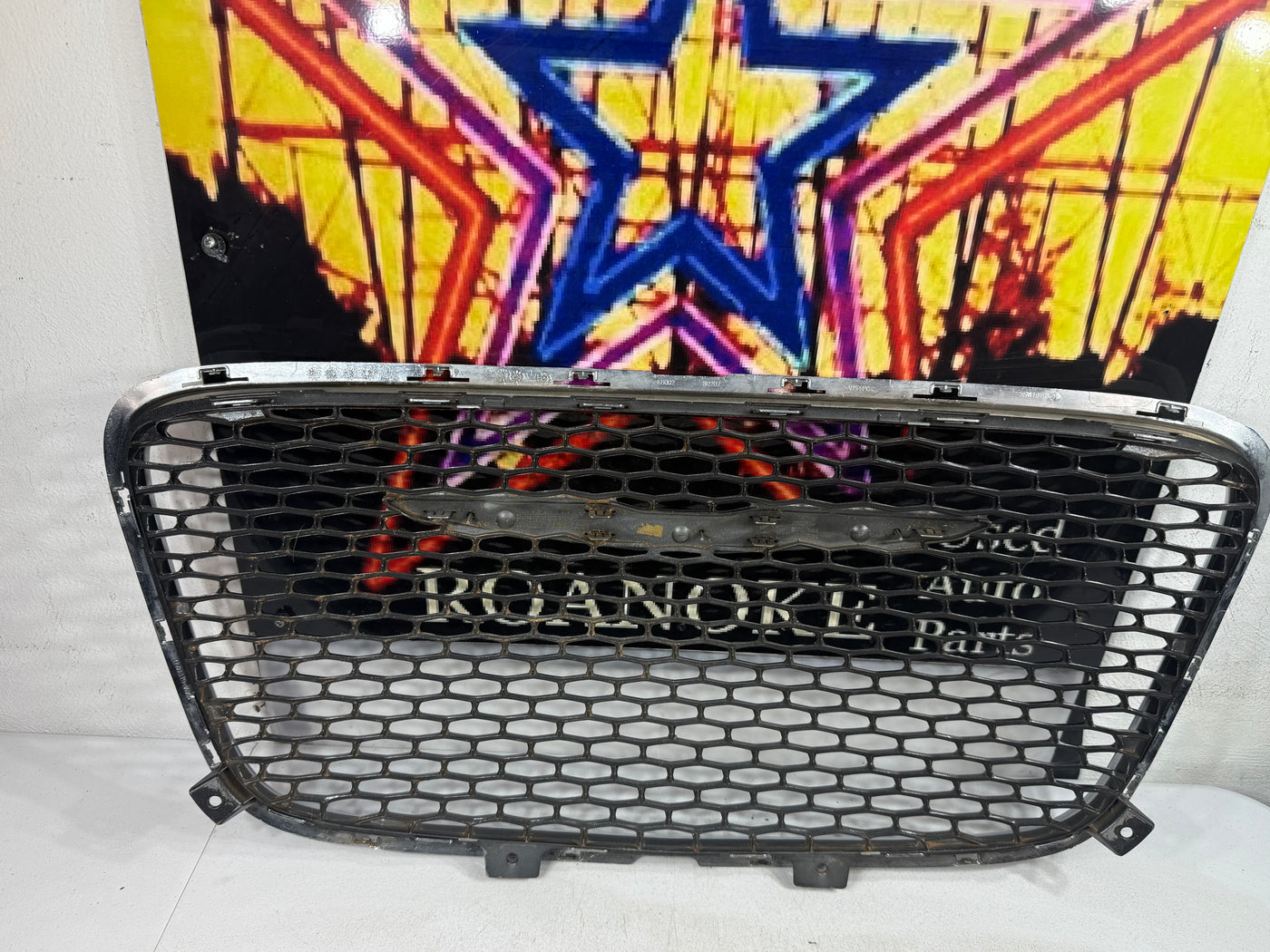 15-23 Chrysler 300 Front UPPER Bumper Grille Grill Honeycomb Mesh Chrome OEM