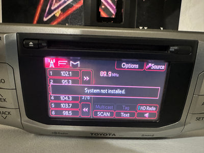 10 11 12 13 TOYOTA 4RUNNER OEM Factory AM FM RADIO Info Display CD Player P10121