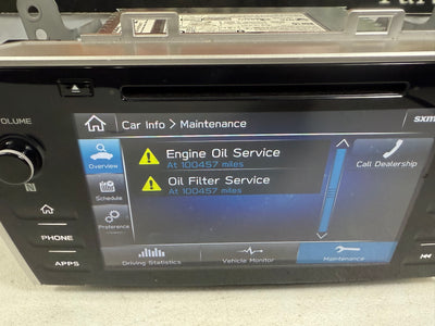 2018 Subaru Legacy Outback OEMStarlink Multimedia APPS CD XMRadio Receiver OEM