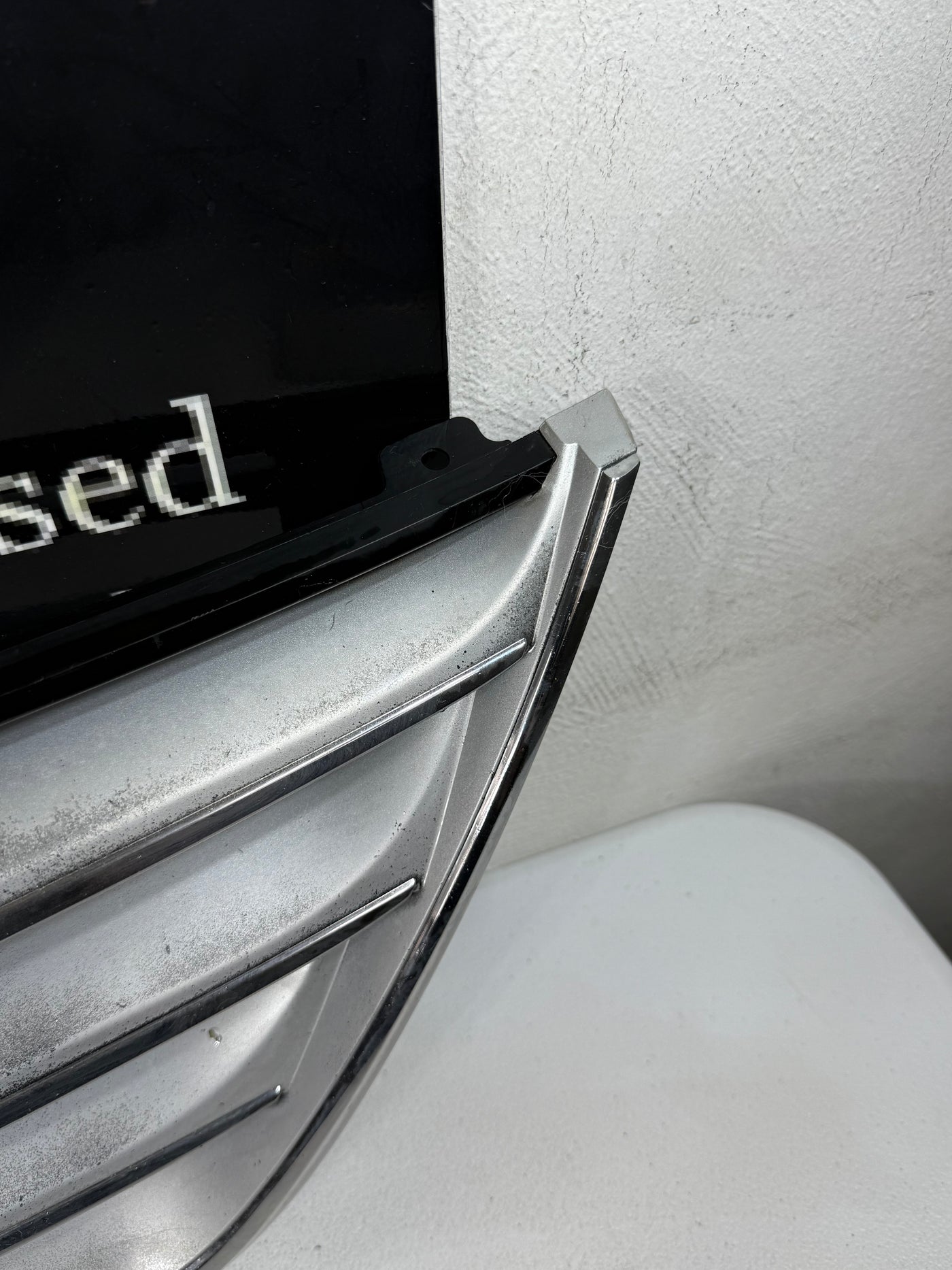 09-11 HYUNDAI GENESIS SEDAN OEM CHROME SILVER FRONT UPPER GRILLE GRILL HOOD TRIM