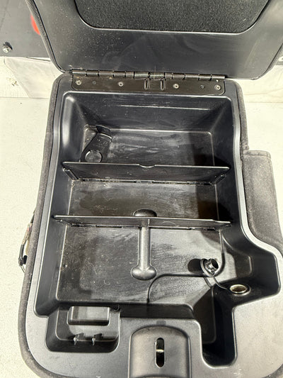 2002-2008 Dodge Ram 1500 Center Console Black Leather Armrest Lid OEM