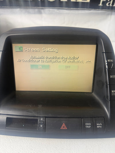 04 - 05 TOYOTA PRIUS NAVIGATION GPS RADIO DISPLAY SCREEN MFD 86110-47071 OEM