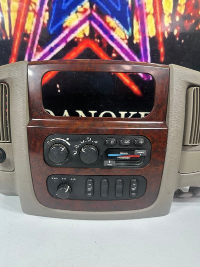 02 2002 Dodge Ram 1500 HEATER CLIMATE TEMPERATURE CONTROL DUAL ZONE P55056811AD