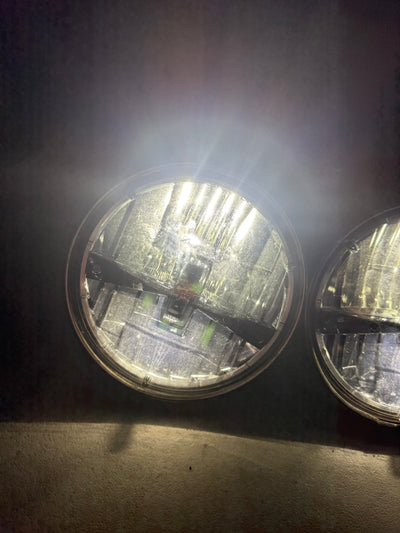 2007-2018 JEEP WRANGLER GROTE LED HEADLIGHT LAMP SET PAIR LEFT AND RIGHT