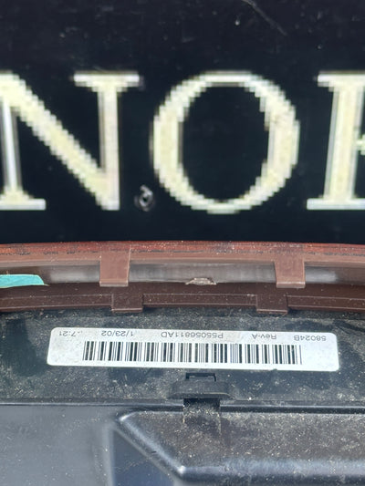 02 2002 Dodge Ram 1500 HEATER CLIMATE TEMPERATURE CONTROL DUAL ZONE P55056811AD