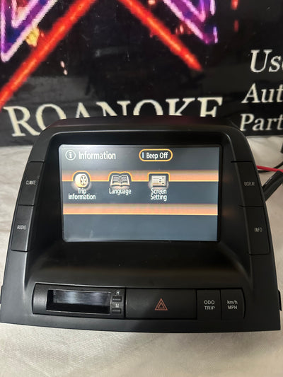 2006-2009 Toyota Prius Radio Info Screen Display With Rear Cam 86110-47230