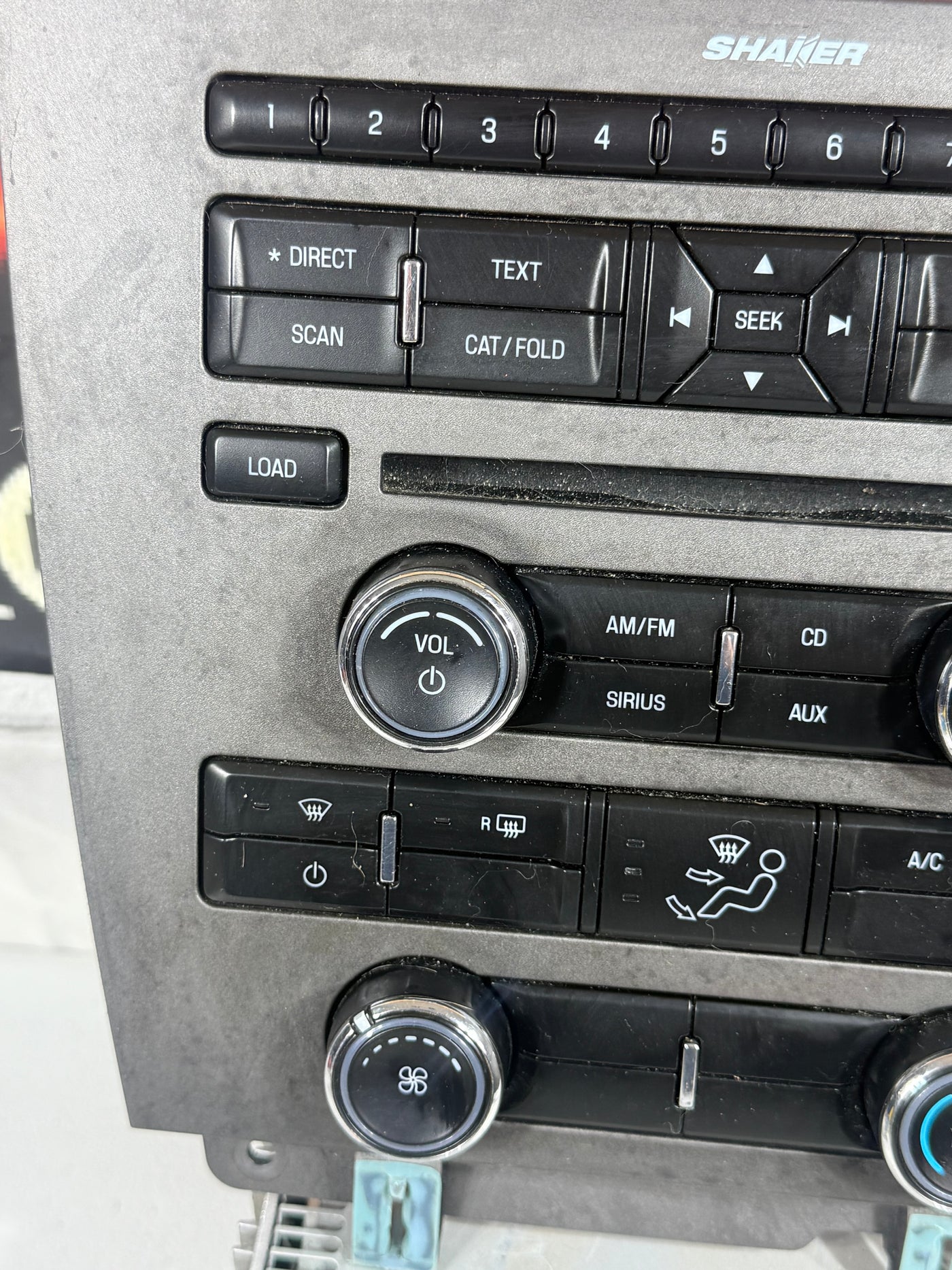 2010 2012 Mustang Shaker Audio Radio Control Panel Receiver Small Display TESTED