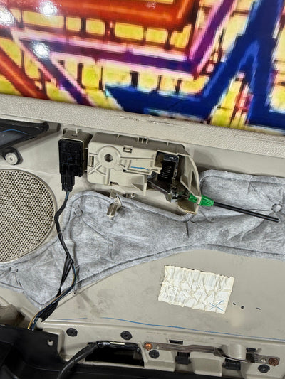 OEM 2010 - 2014 FORD MUSTANG COUPE LEFT DRIVER DOOR PANEL BEIGE SHAKER