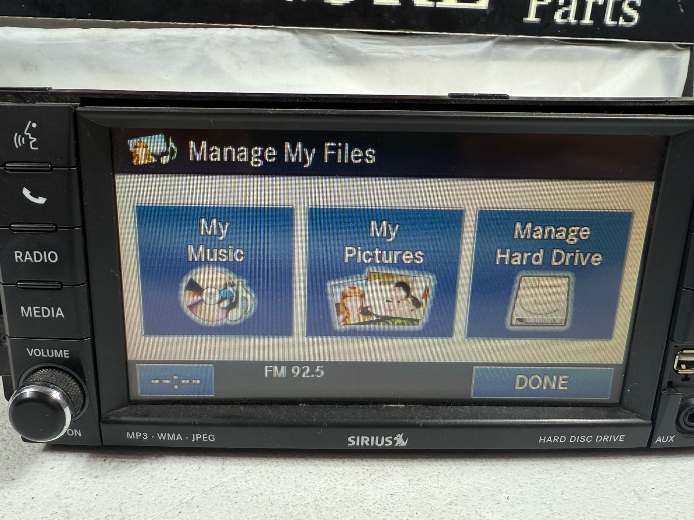 Jeep Dodge Chrysler MyGig CD DVD Radio High RBZ Wrangler Caravan Ram UCONNECT