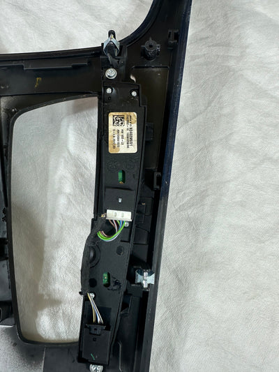 2011-2017 BMW X3 CENTER CONSOLE SHIFTER TRIM BEZEL PANEL W/SPORT PARK SWITCH OEM