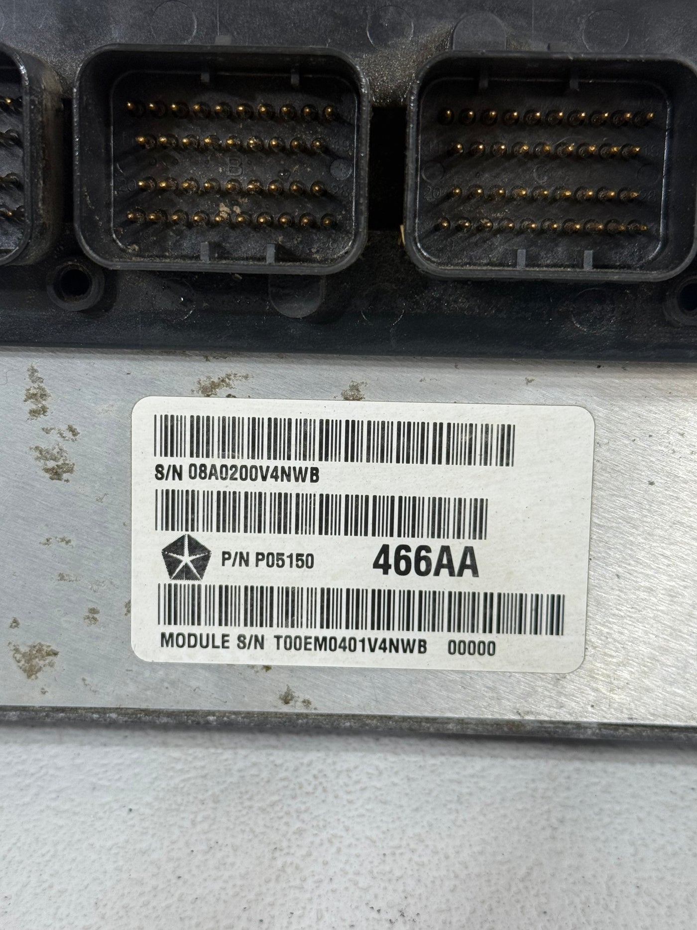 2008 Jeep Wrangler 3.8L AT ECU ECM PCM Engine Control Module P05187467AA OEM