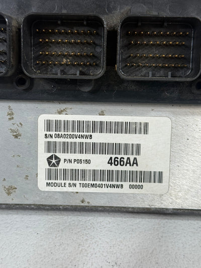 2008 Jeep Wrangler 3.8L AT ECU ECM PCM Engine Control Module P05187467AA OEM