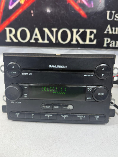 2008-09 FORD MUSTANG SHAKER RADIO STEREO HEAD UNIT CD PLAYER MP3 8R3T-18C815-GE