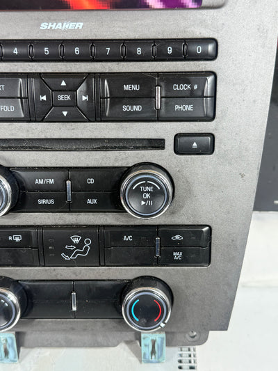 2010 2012 Mustang Shaker Audio Radio Control Panel Receiver Small Display TESTED