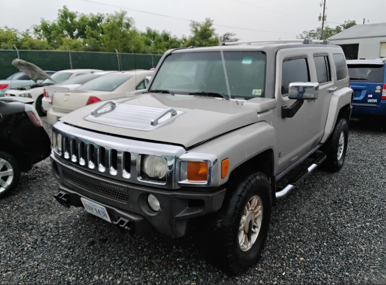 03-07 Hummer H2 Front Hood Bonnet Air Grille Louver Cover Panel 15063080 OEM