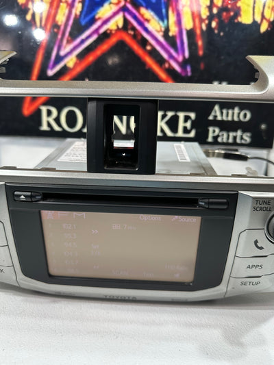10 11 12 13 TOYOTA 4RUNNER OEM Factory AM FM RADIO Info Display CD Player P10121