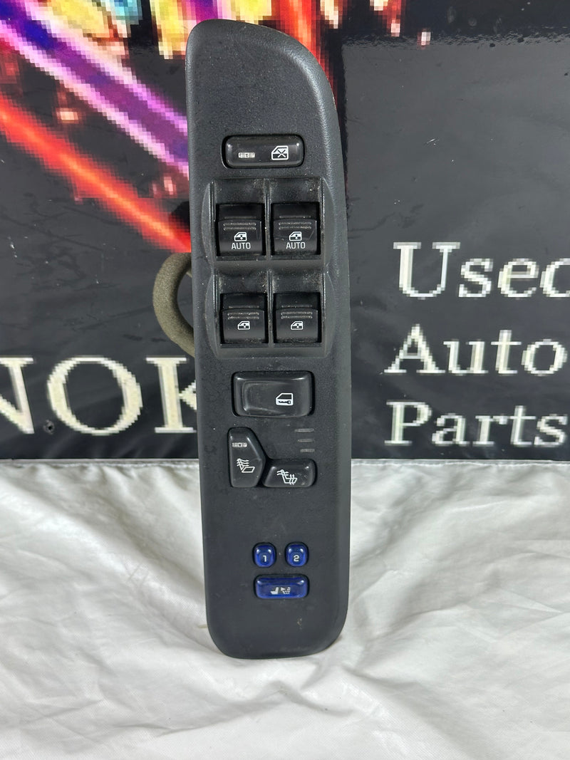 2006-2008 Isuzu Ascender Front Left Driver Power Master Window Heated Switch