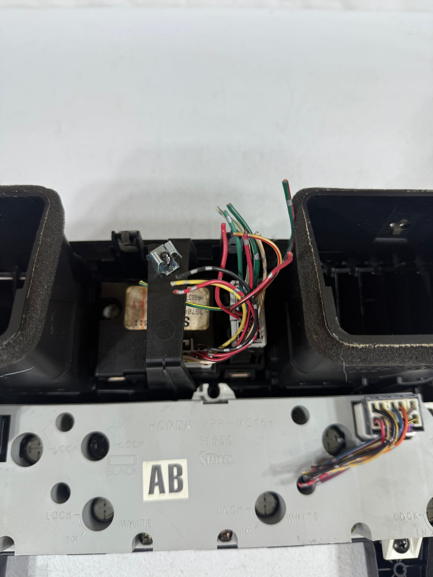 1998-2002 Honda Accord 2 DOORS Front radio Center Dash Bezel With Climate Control OEM