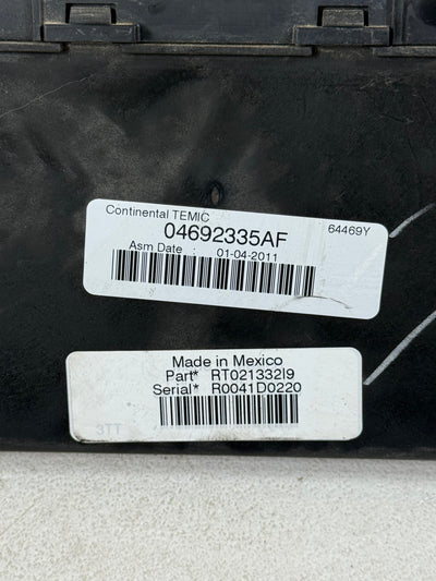 2011 Chrysler Town & Country Dodge Grand Caravan TIPM Fuse Relay Box 04692335AF