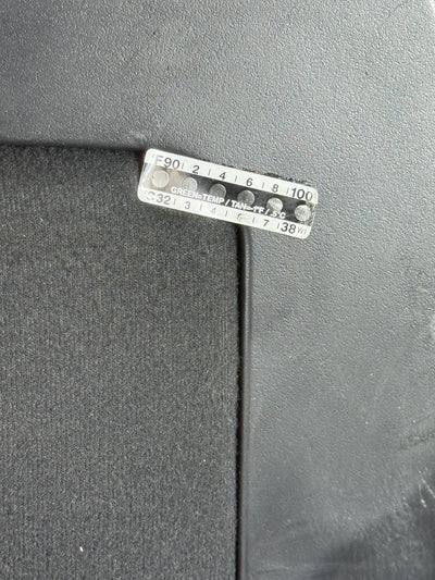2002-2008 Dodge Ram 1500 Center Console Black Leather Armrest Lid OEM