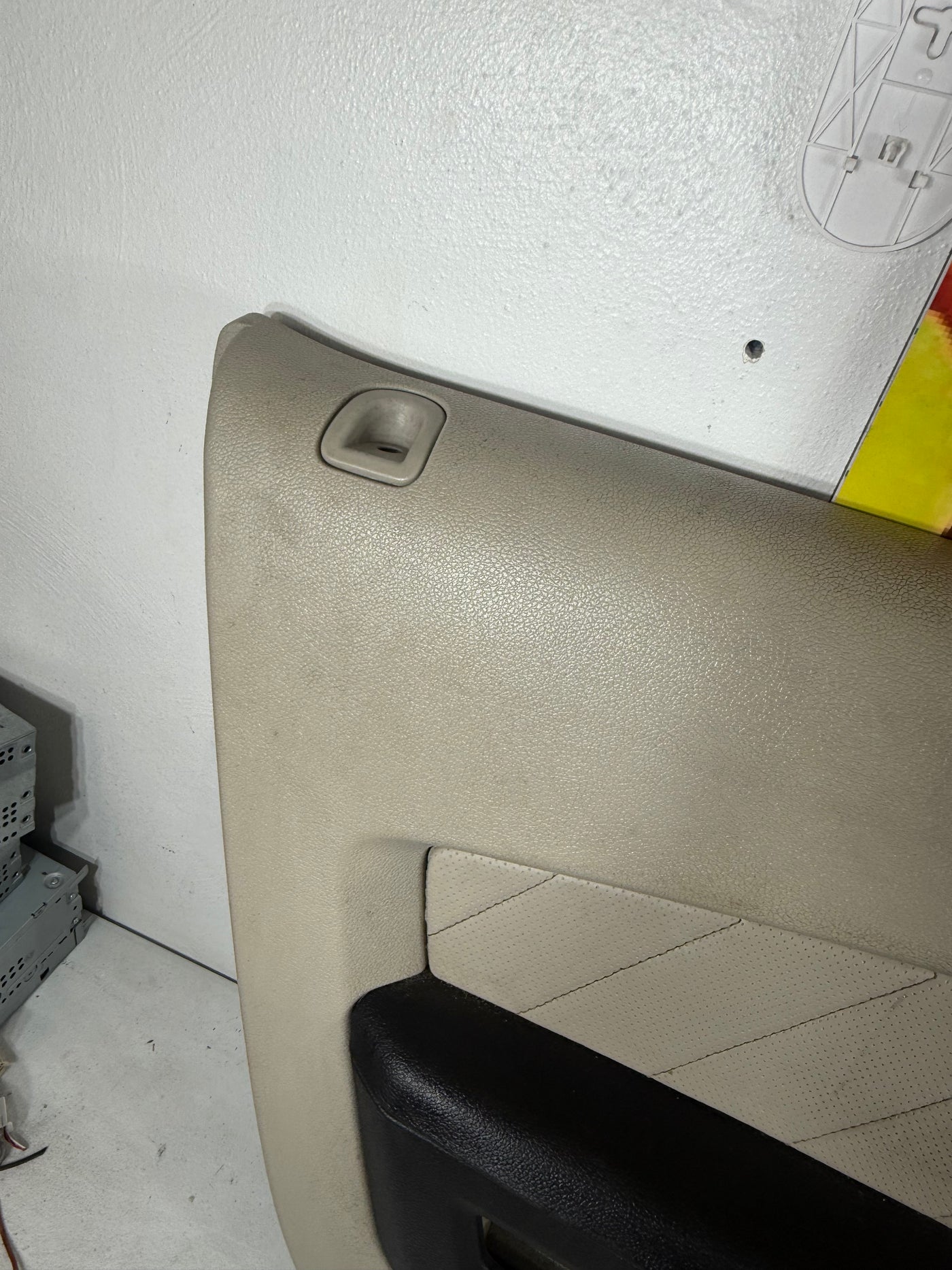 OEM 2010 - 2014 FORD MUSTANG COUPE LEFT DRIVER DOOR PANEL BEIGE SHAKER