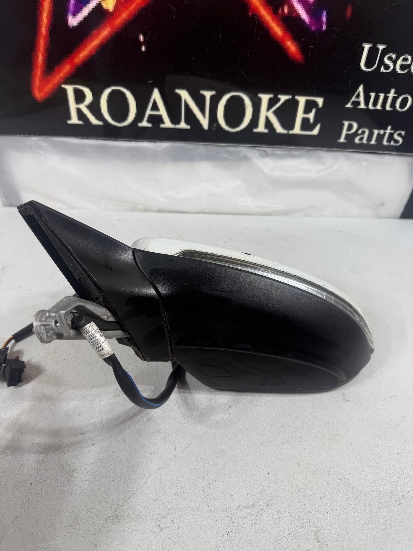 15-21 VW GOLF POWER DRIVER LEFT LH SIDE VIEW DOOR MIRROR WHITE OEM