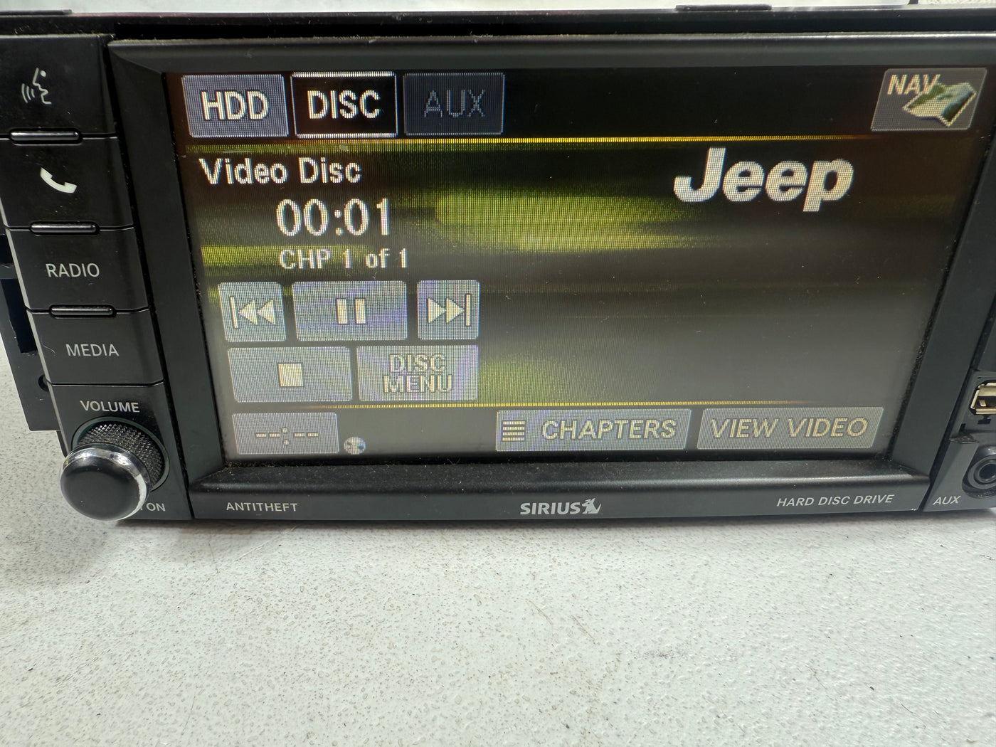 2013-2017 Jeep PATRIOT COMPASS Radio Display Receiver RHB Navigation SAT OEM