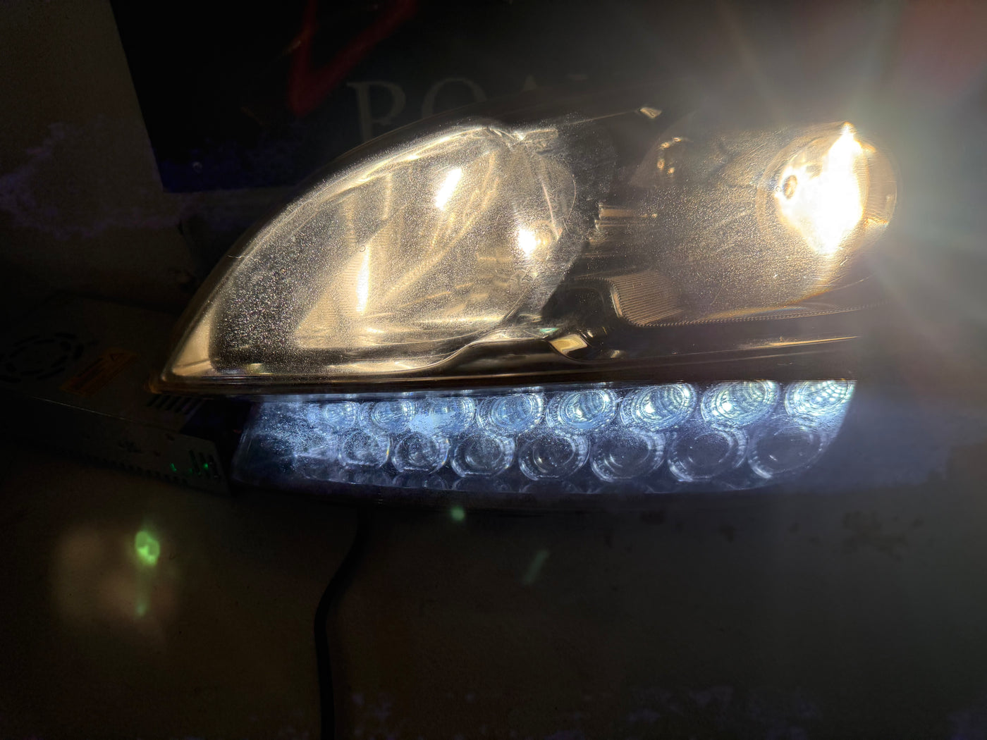 2012-2013 Kia Soul Left Driver Side Headlight Halogen W/LED OEM