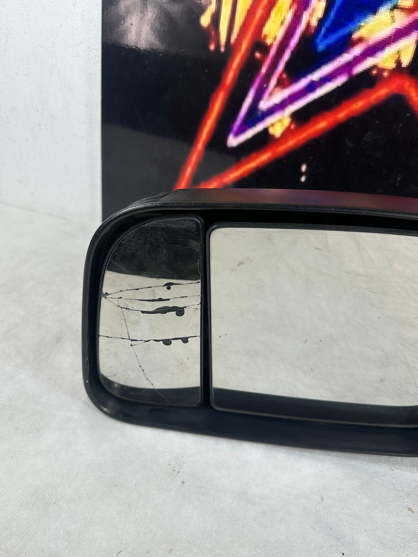 Left Door Mirror fits: 2012 Ram Dodge 1500 pickup Power Pickup trailer tow OEM