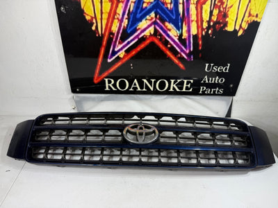 2001 2002 2003 Toyota Highlander Front Upper Grille Grill With Emblem OEM BLUE