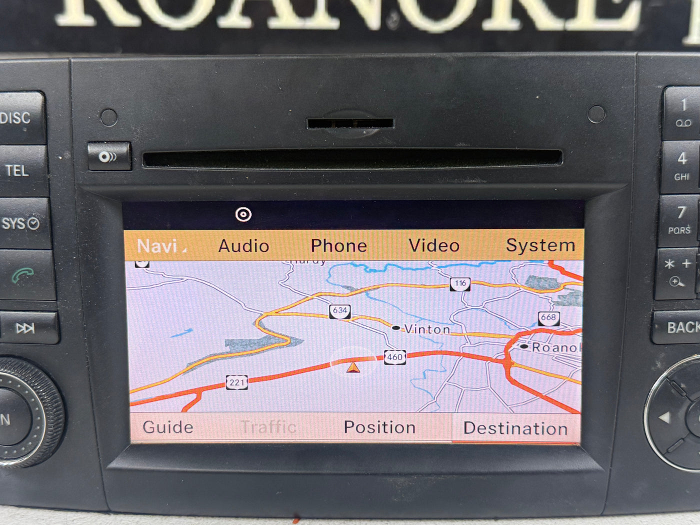2010-2011 Mercedes ML GL Class GPS Navigation Radio A1649002601 OEM