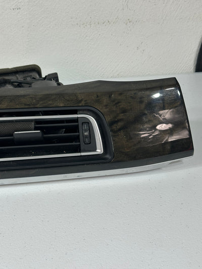 09-15 BMW 750I 740I F01 F02 Center Dash Trim W/ Air Vents OEM Woodgrain OEM