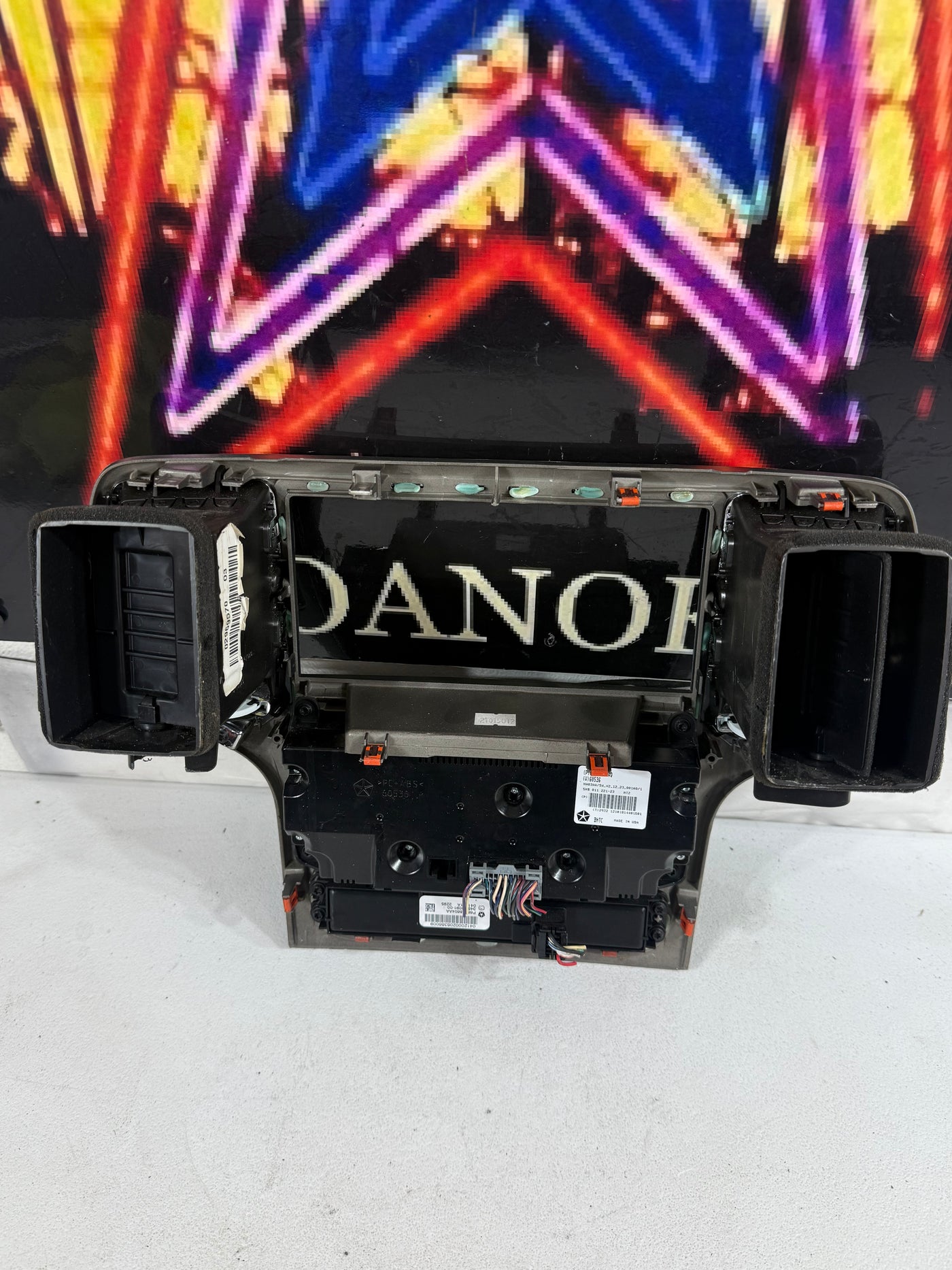 2011-2013 Jeep Grand Cherokee Center Dash Radio/Climate Control Trim Bezel OEM