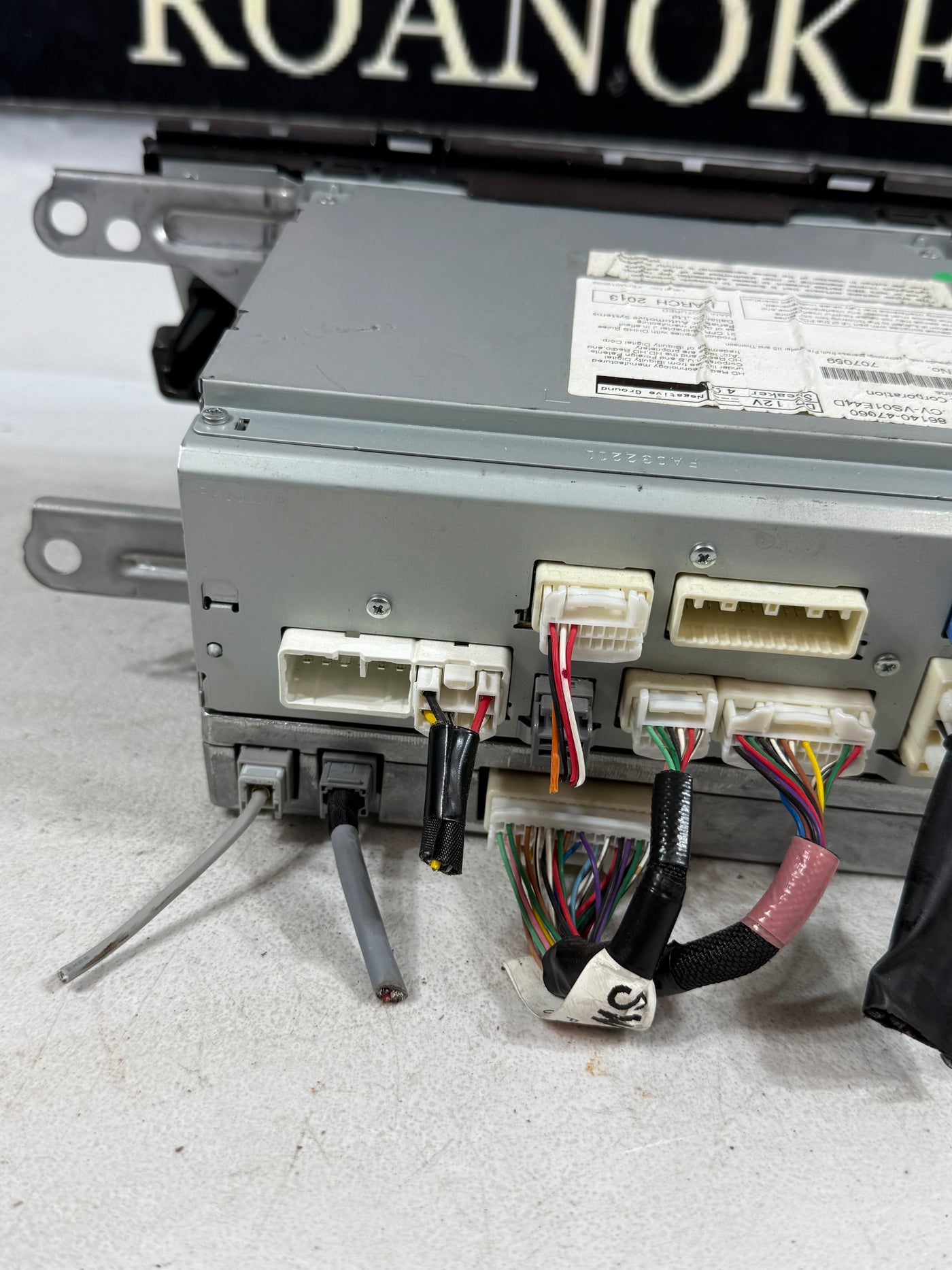 2012-2015 Toyota Prius AMFM Navigation Radio Receiver Display Screen 86140-47060