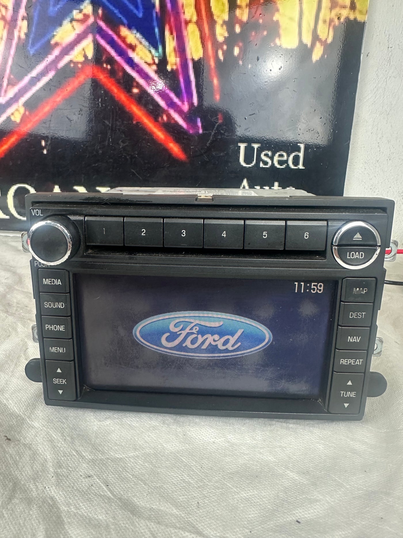 2007 Ford Freestyle AM FM Radio Single Disc CD Navigation Ready 7F9T-18K931-GA