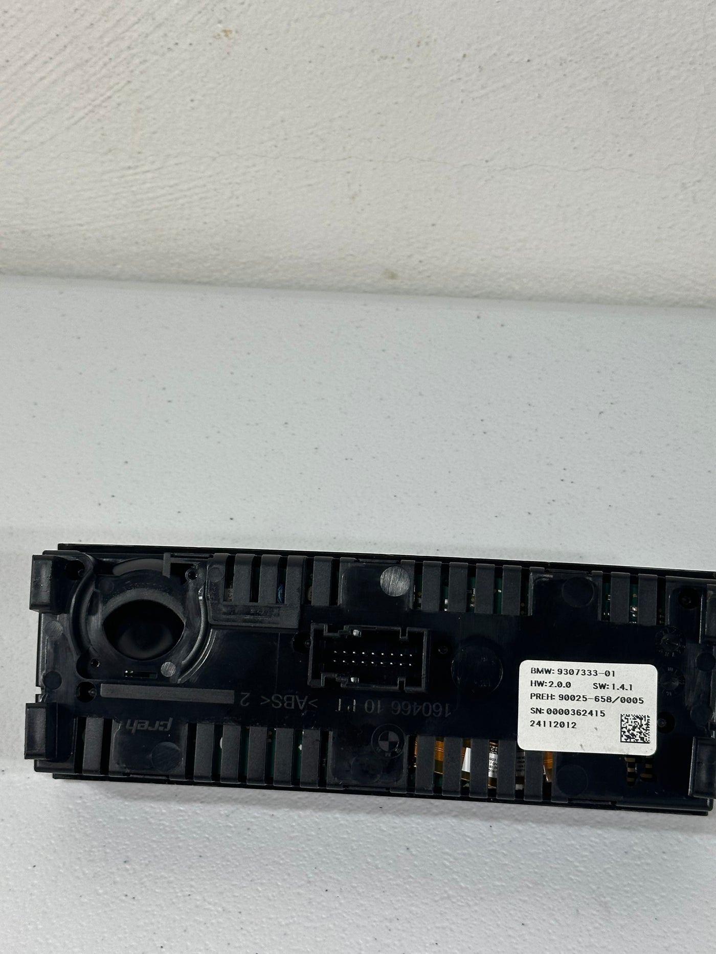 09-13 BMW F01 740i 750i Rear Temperature Control AC Heater Climate Panel OEM