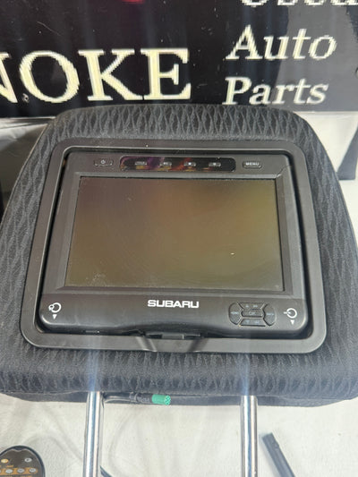 2013 Subaru Legacy Outback Headrest Head Rest Front Driver & Passenger W/ DVD Player OEM