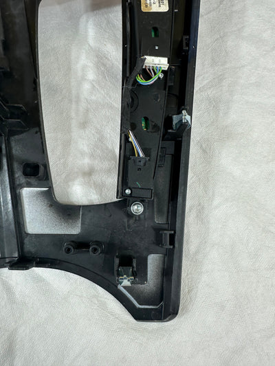 2011-2017 BMW X3 CENTER CONSOLE SHIFTER TRIM BEZEL PANEL W/SPORT PARK SWITCH OEM