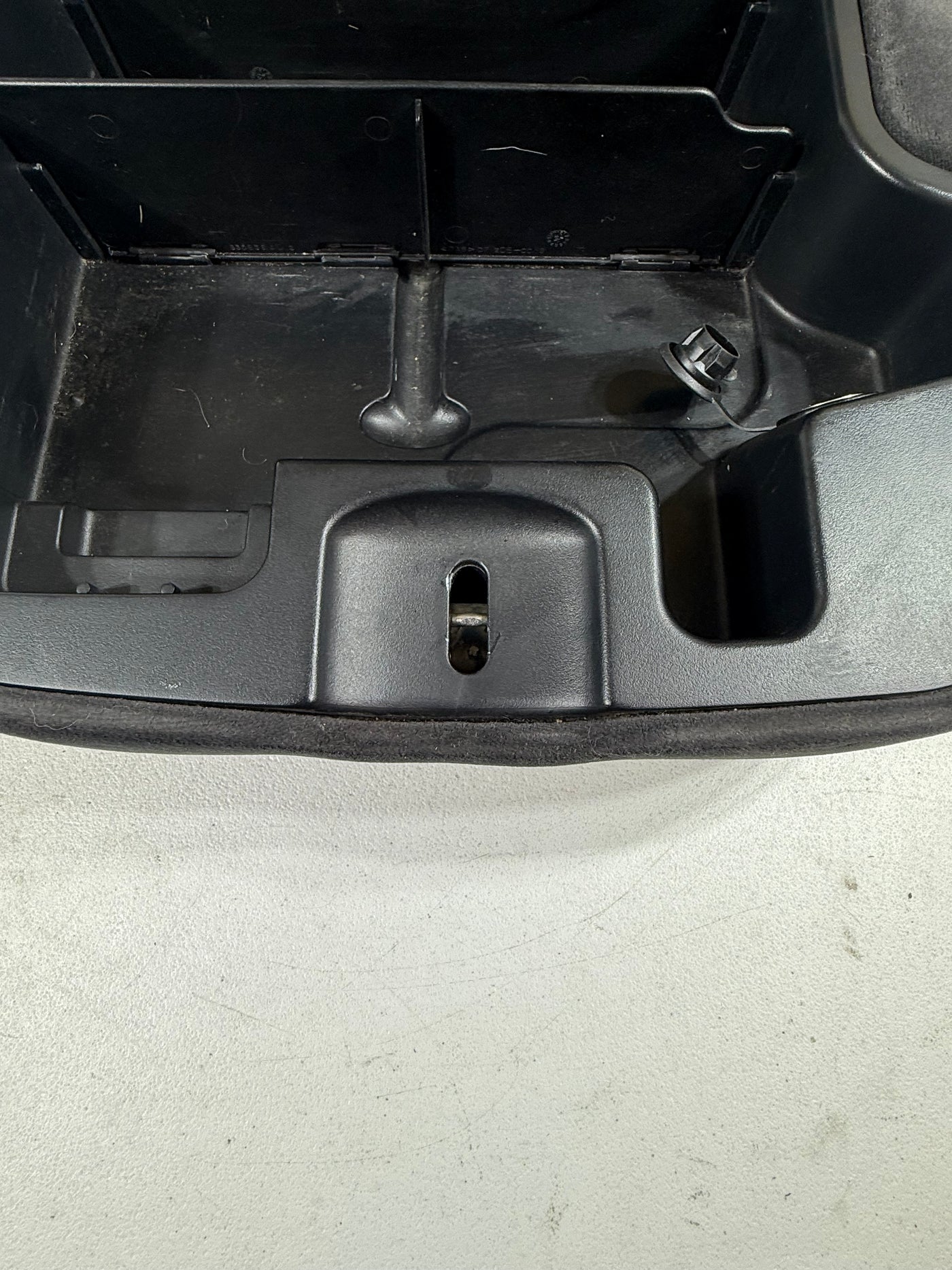 2002-2008 Dodge Ram 1500 Center Console Black Leather Armrest Lid OEM