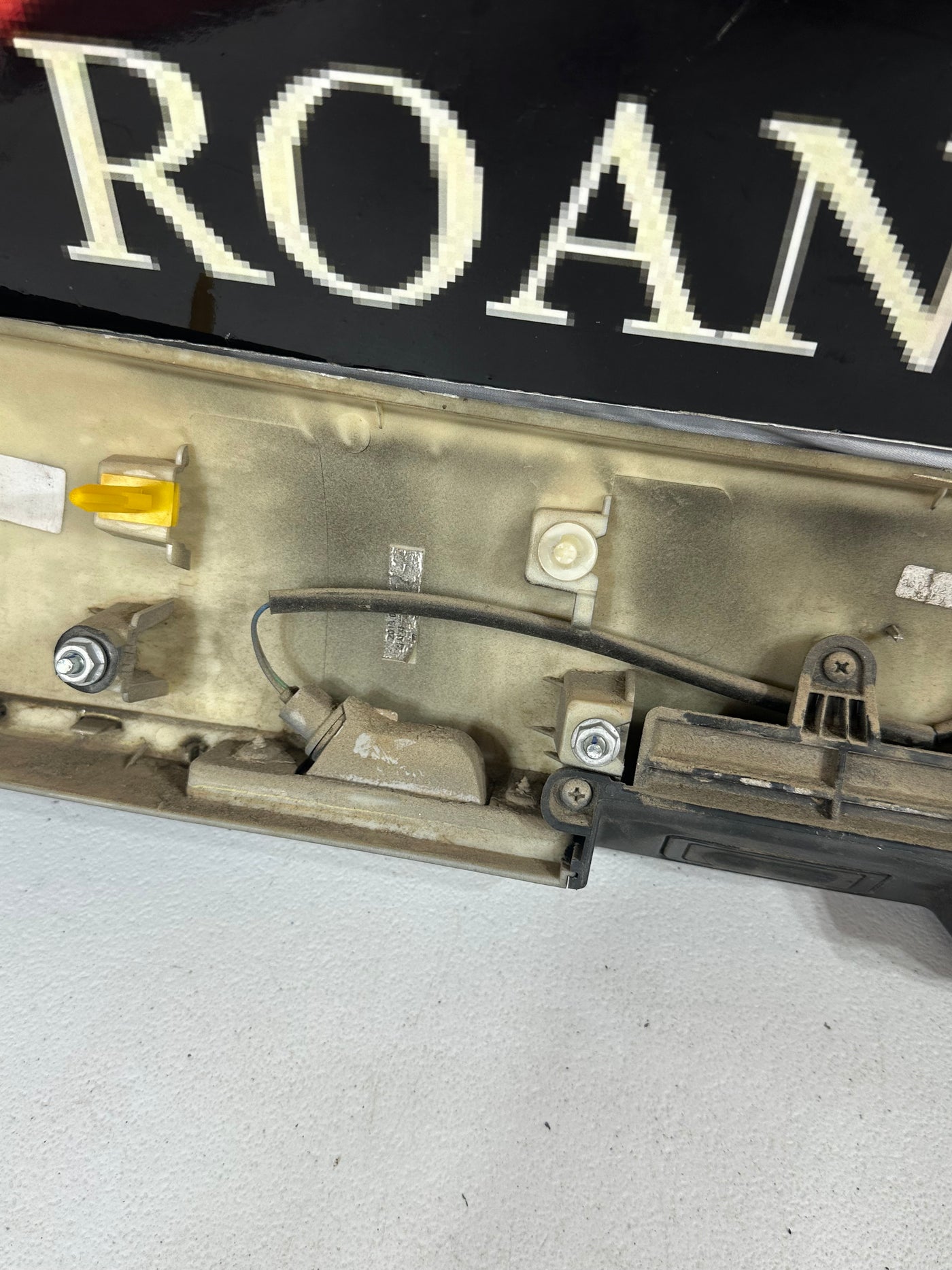 2016-2019 Chevrolet Spark Rear Liftgate Trim Molding With Backup Camera Black OEM