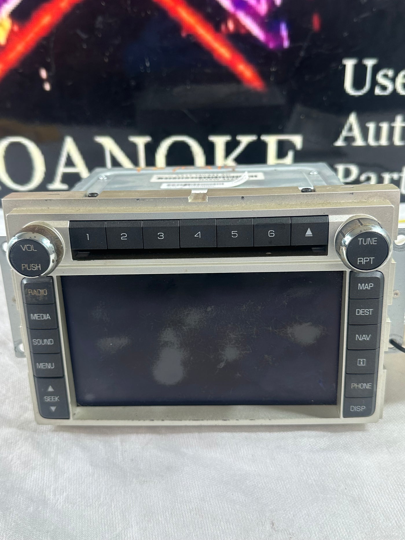 2007-2010 Lincoln MKX AM/FM/CD 6 Disc Navigation System OEM