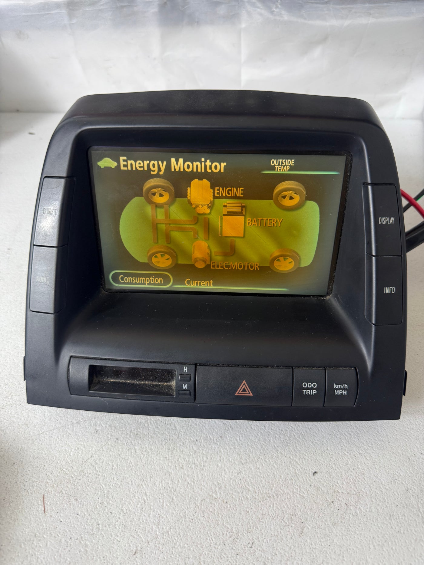 06-09 Toyota Prius MFD Display Screen Info Monitor OEM 86110-47210 No Nav Tested