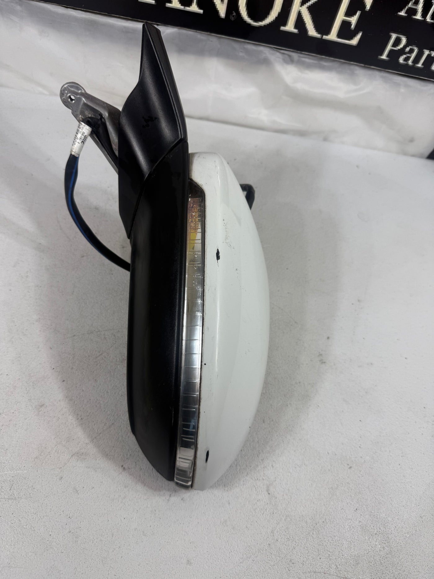 15-21 VW GOLF POWER DRIVER LEFT LH SIDE VIEW DOOR MIRROR WHITE OEM