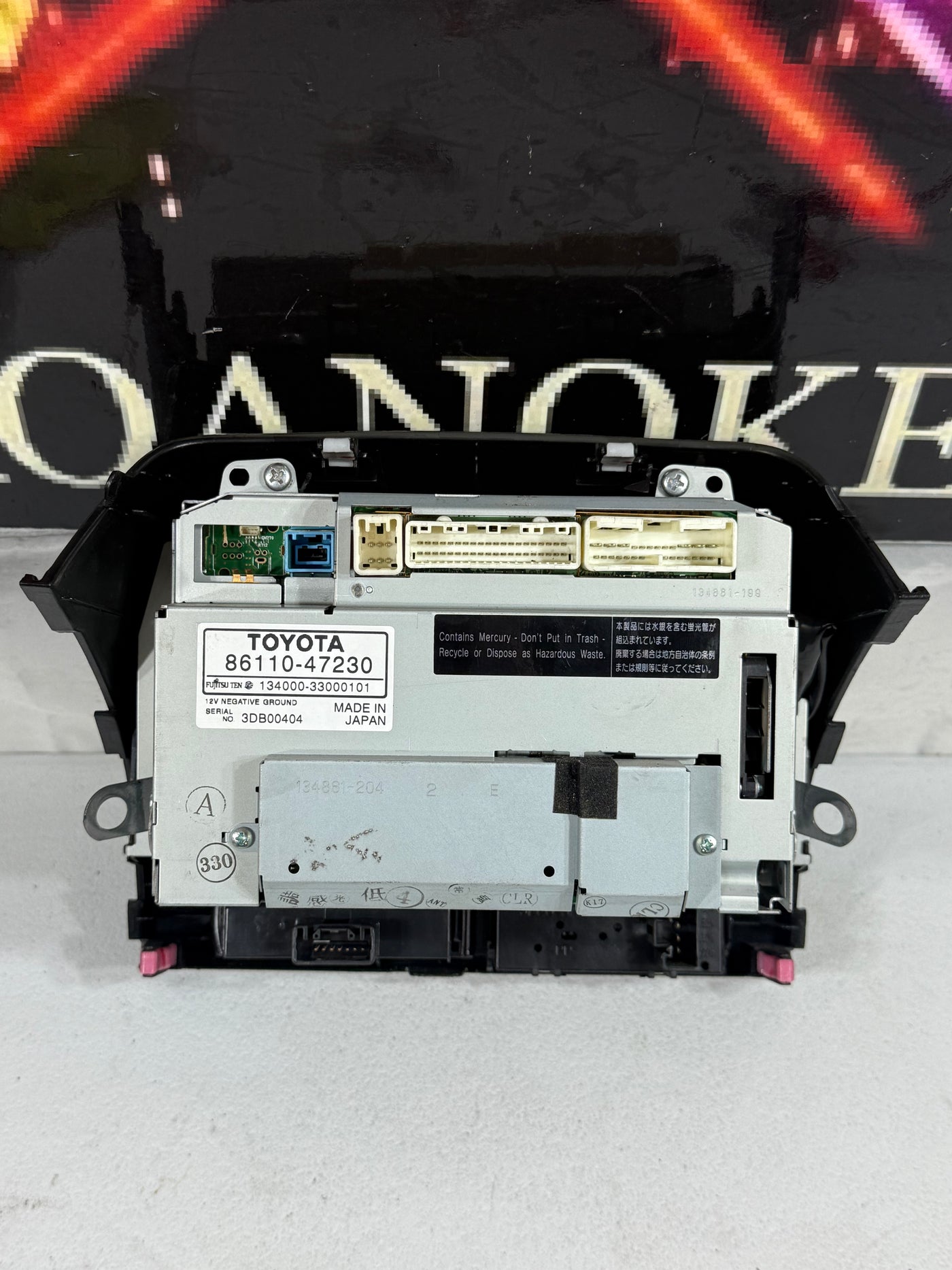 2006-2009 Toyota Prius Information Display Screen (6 Speaker) OEM 86110-47230