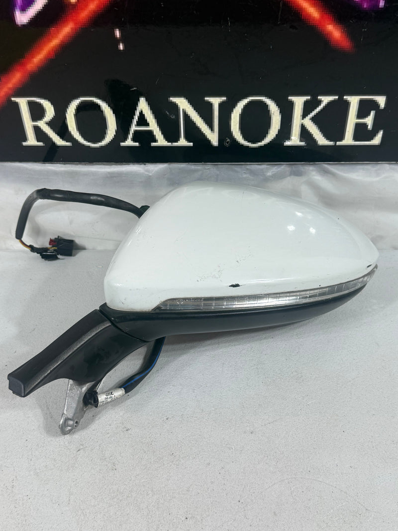 15-21 VW GOLF POWER DRIVER LEFT LH SIDE VIEW DOOR MIRROR WHITE OEM