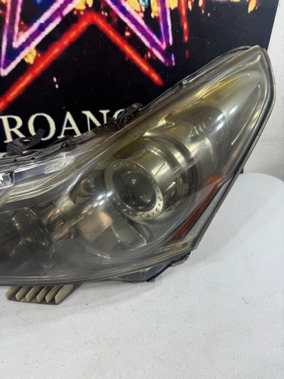 2010-2013 Infiniti G25 G37 Sedan Front Left Side Xenon HID Headlight OEM SMOKED