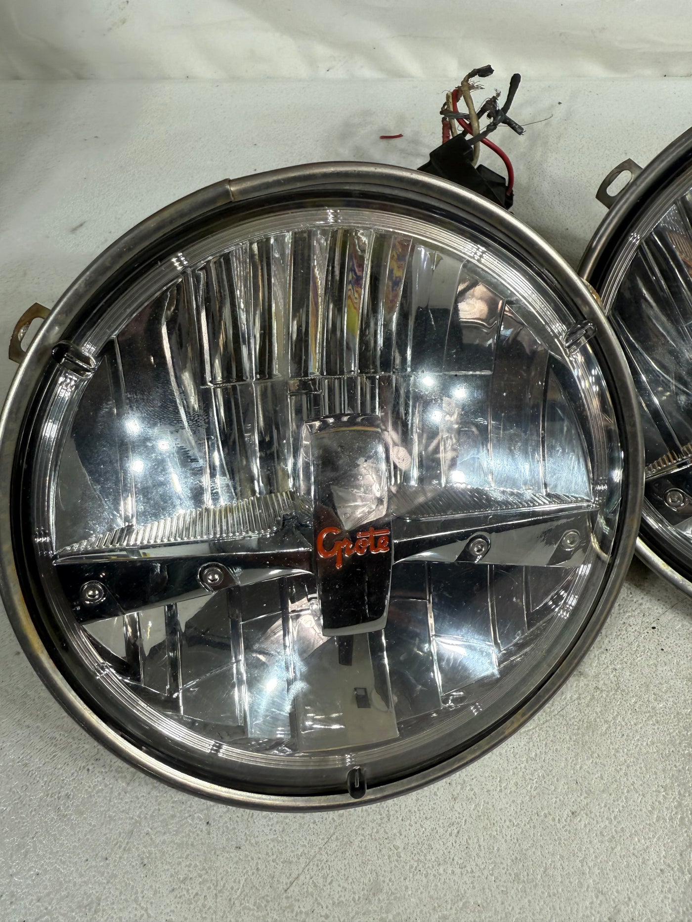 2007-2018 JEEP WRANGLER GROTE LED HEADLIGHT LAMP SET PAIR LEFT AND RIGHT