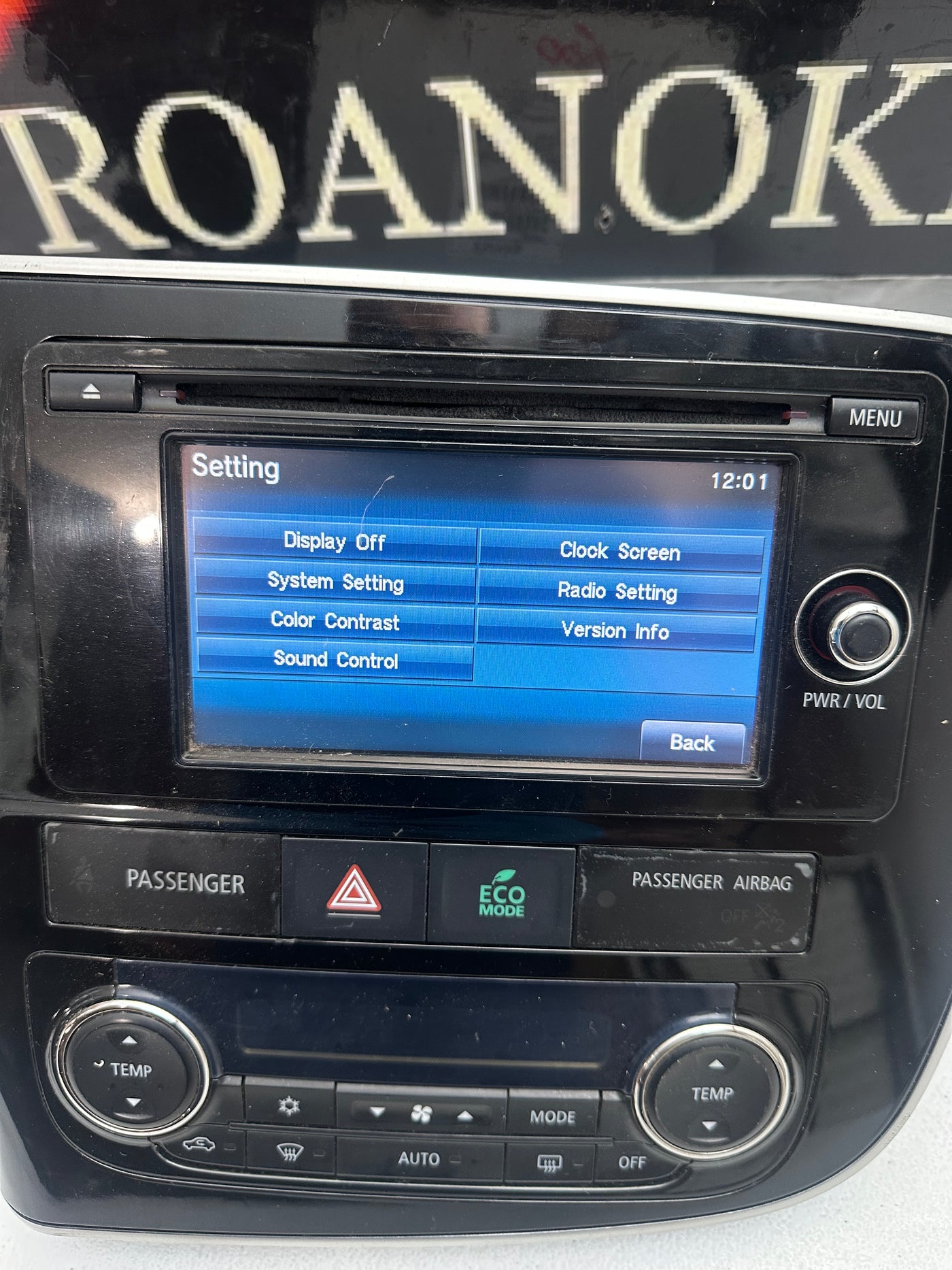 2014-2015 Mitsubishi Outlander AM FM Radio Receiver 6.10 Screen OEM